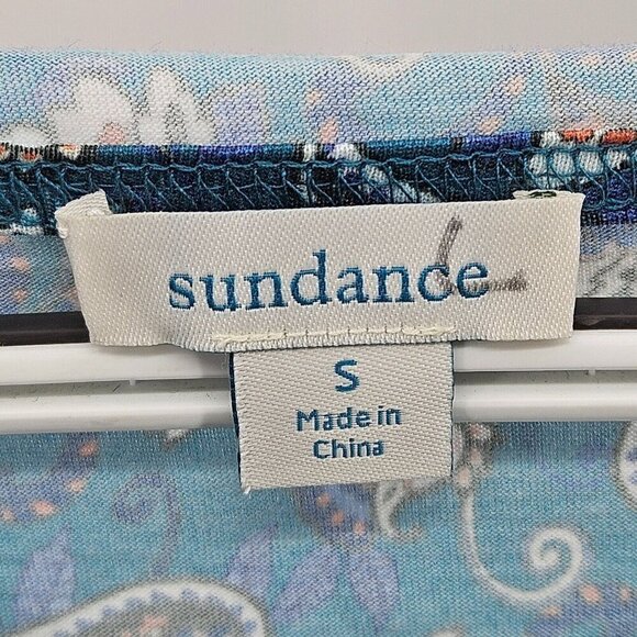 Sundance Sharrar Paisley Embroidered Thermal Top Women’s Size S Boho Hippie - Picture 5 of 9